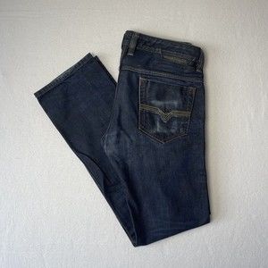Diesel Safado Jeans Men’s Size 32x32 Dark Wash Denim Button Fly 100% Cotton